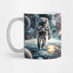 Astronaut Wanderer: Authentic Spacewalk Mug